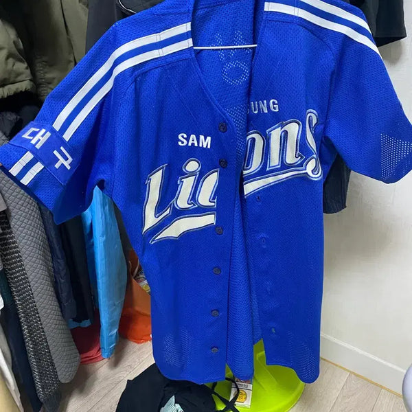 [BUNJANG] 2011 Samsung Lions Away Kim Sang-soo Baseball Jersey Size 100 / 2011년대 삼성 원정 정품 김상수 유니폼 100사이즈 판매합니다!