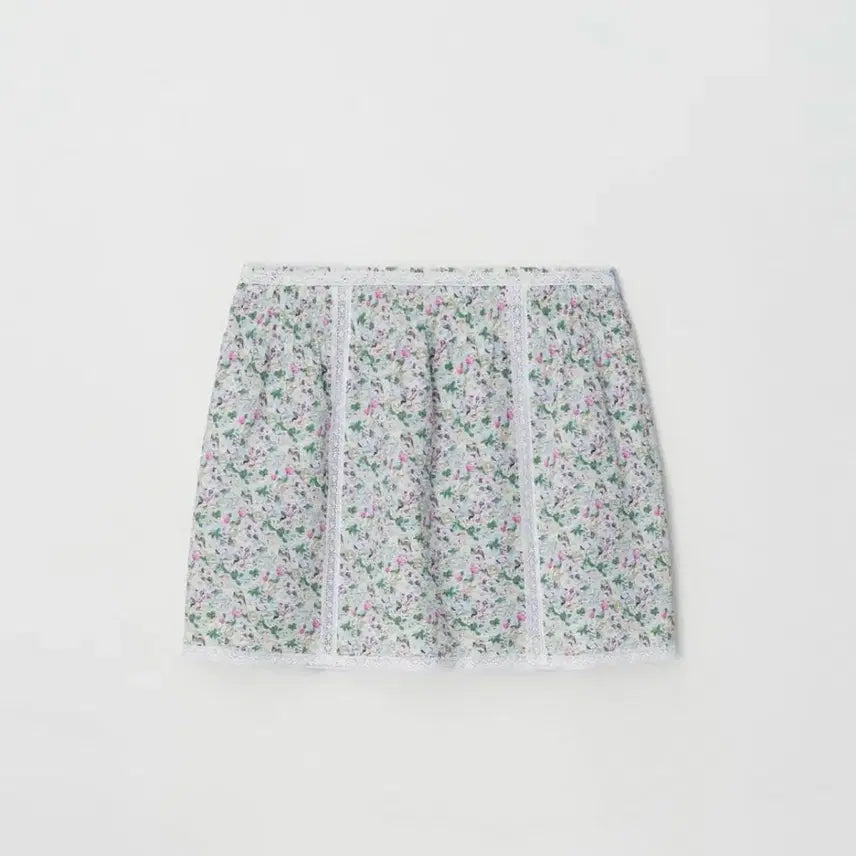 [BUNJANG] NOCONTENTS Bari Flower Skirt Sky Blue / 노컨텐츠 bari flower sk_ skyblue