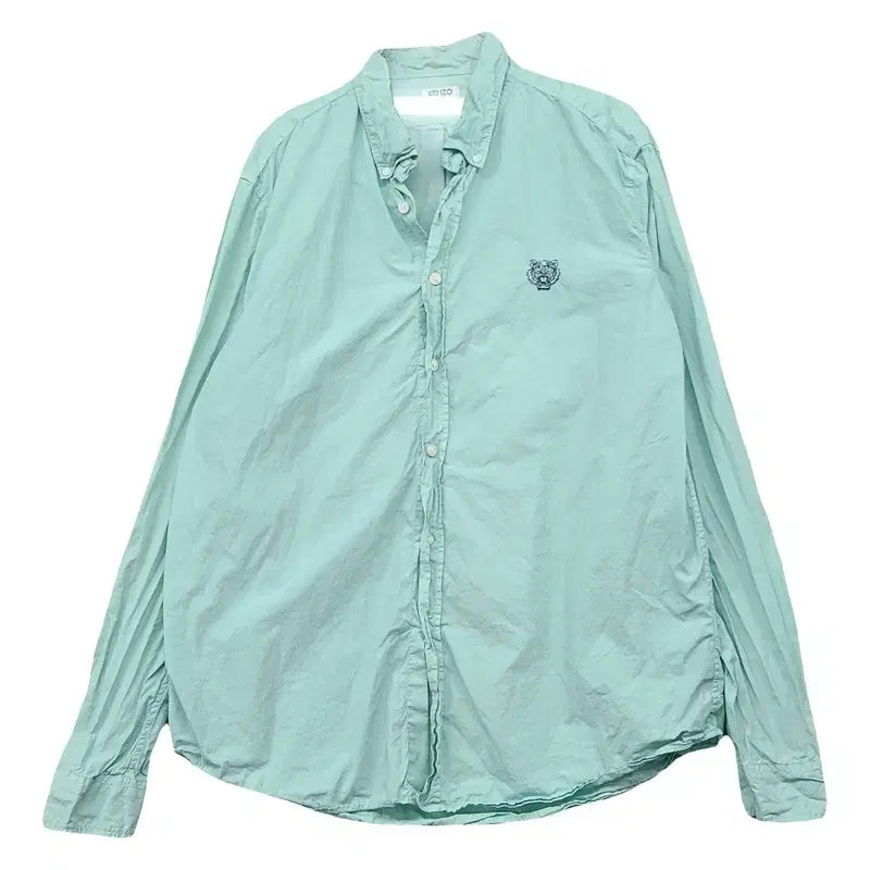 [BUNJANG] Kenzo Mint Shirt L / 겐조 민트 셔츠 L