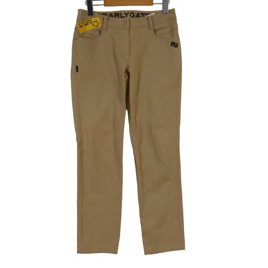 [BUNJANG] Pearly Gates Women's Beige Slim Fit Stretch Golf Pants / PEARLY GATES 펄리게이츠 골프팬츠 1 베이지 여성팬츠