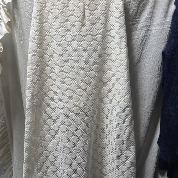 [BUNJANG] Sisley Knit Long Skirt Ivory / 시슬리 니트 롱 스커트 아이보리