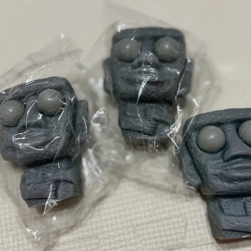 [BUNJANG] Moai Easter Island Stone Figure Bundle / 모아이주물럭/띠용띠용주물럭 /재밌는주물럭/ 웃낀주물럭/개당가격