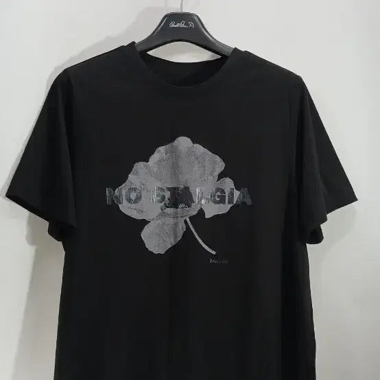 [BUNJANG] Paul & Joe Black Flower Printing Short Sleeve T-Shirt / 폴앤조 블랙 플라워 프린팅 반팔 티셔츠