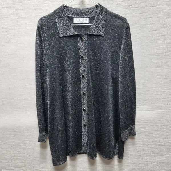 [BUNJANG] Silver Collar Blouse / 자451 카라 블라우스