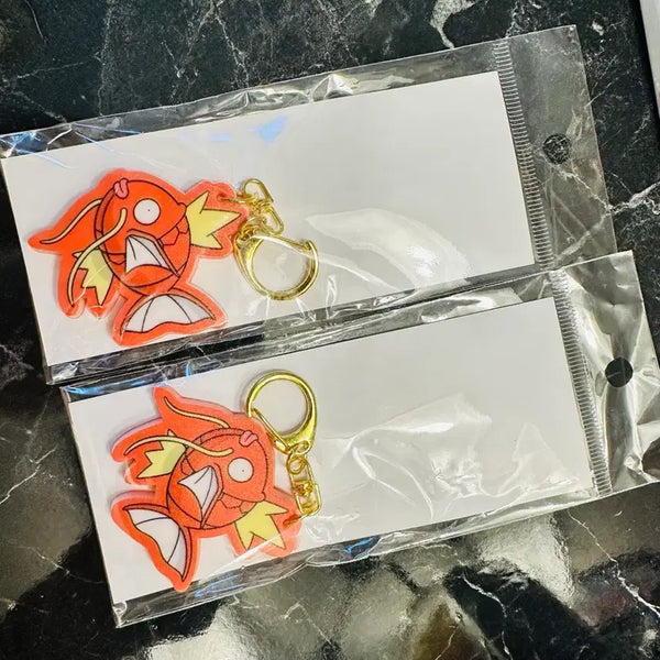 [BUNJANG] Pokemon 30th Anniversary Magikarp Bundle Set Keychain / 포켓몬 30주년 프로모 잉어킹키링2개(일괄)