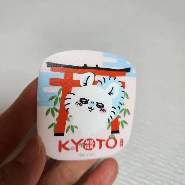 [BUNJANG] Monzyakgwi Momonga Kyoto Limited Acrylic Badge / 먼작귀 모몽가 교토 한정 아크릴 배지 뱃지 집게