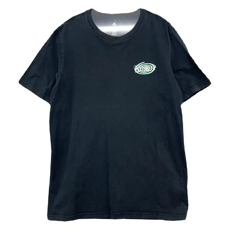 [BUNJANG] Converse Navy Logo Short Sleeve T-Shirt L / 컨버스 네이비 로고 반팔티 L