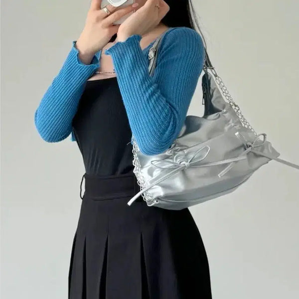 [BUNJANG] Silver Bag / 에이블리 실버 가방 판매