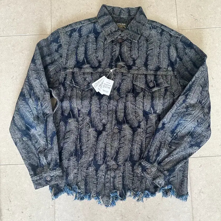 [BUNJANG] Kapital 12oz Magpie Denim 3rd Jacket Indigo / 캐피탈 12온즈 맥파이 데님 3rd 자켓 인디고