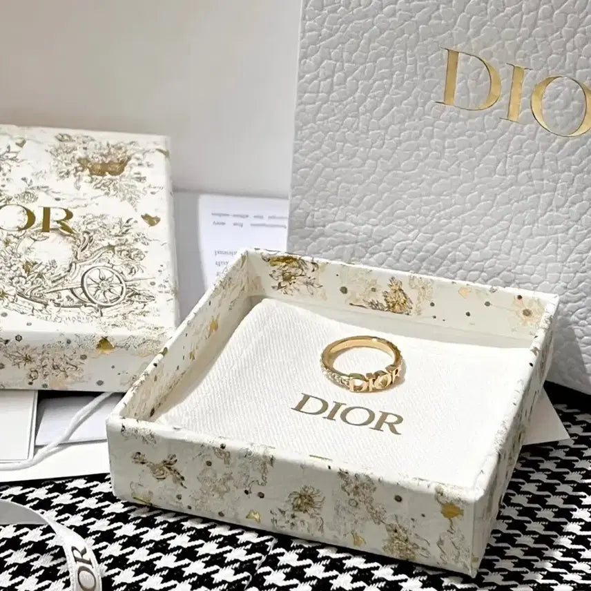 [BUNJANG] Dior Dior Revolution Ring Gold / 디올 디올 레볼루션 반지 골드