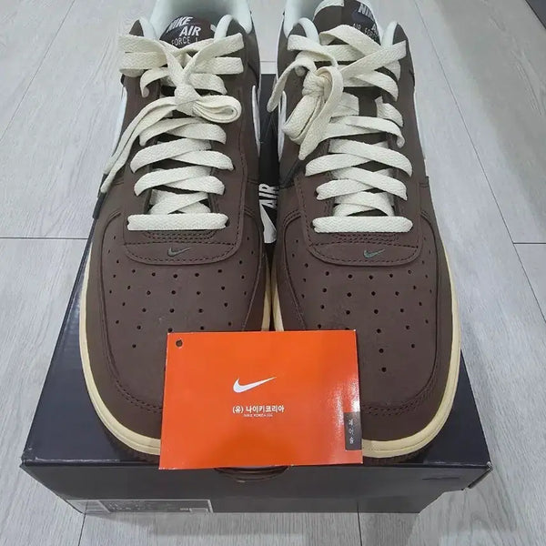 [BUNJANG] Nike Air Force 1 '07 Cocoa Coconut Milk / 새상품 풀박) 나이키 에어포스 카카오 코코넛 나코탭 290
