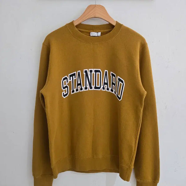 [BUNJANG] Sandro Cotton Crewneck Sweatshirt Mustard XS / 산드로 맨투맨
