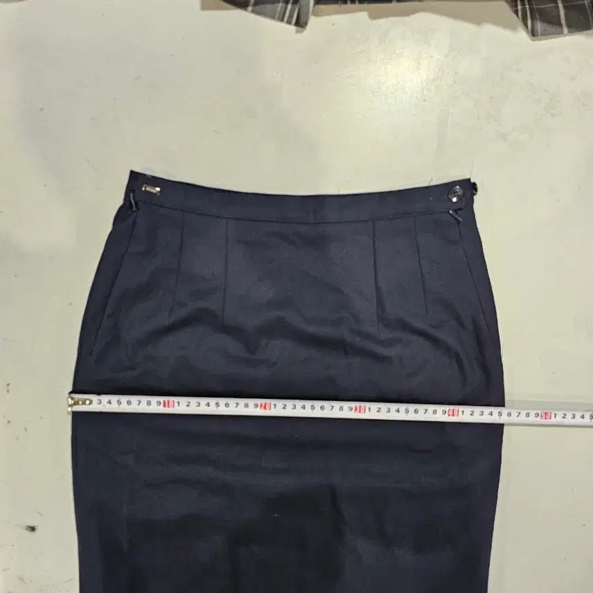 [BUNJANG] Used School Uniform Skirt Size 74 Navy / 중고 교복치마 사이즈 74