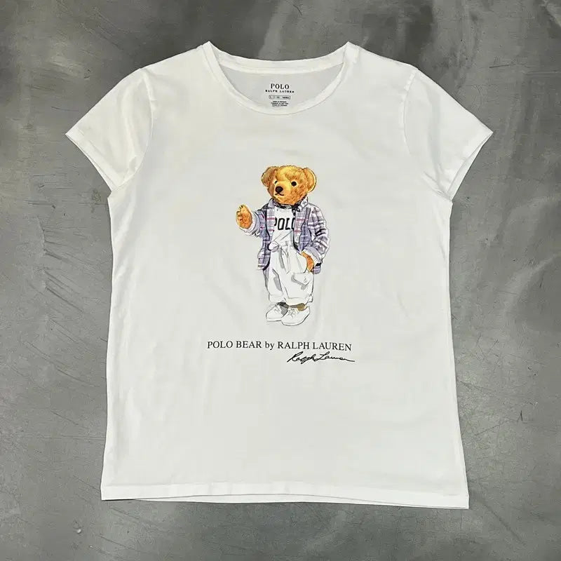 [BUNJANG] Polo Ralph Lauren Bear Print Short Sleeve T-Shirt / 폴로랄프로렌 베어 프린팅 반팔티 y18573