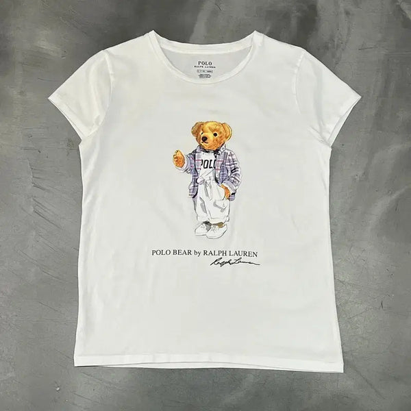 [BUNJANG] Polo Ralph Lauren Bear Print Short Sleeve T-Shirt / 폴로랄프로렌 베어 프린팅 반팔티 y18573