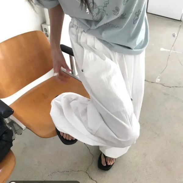 [BUNJANG] Two-Way Banding Pants (Folded Linen) / 투웨이 밴딩팬츠(폴디드린넨-현재사이트판매상품)