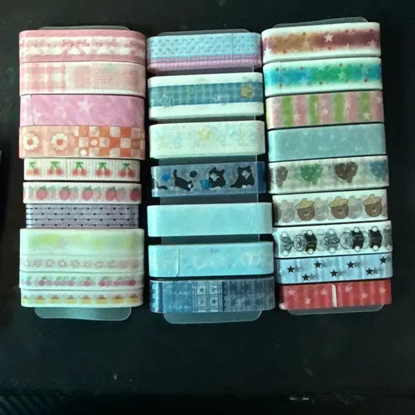 [BUNJANG] Washi Tape Rolls (Pre-wound) - Various Designs / 마테감개 다꾸처분
