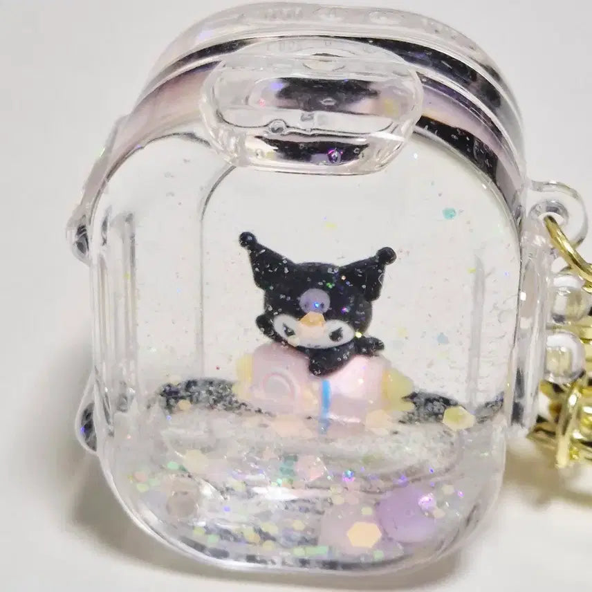 [BUNJANG] Sanrio Kuromi Water Ball Keyring Bag Charm / 산리오 쿠로미 워터볼 키링 가방고리