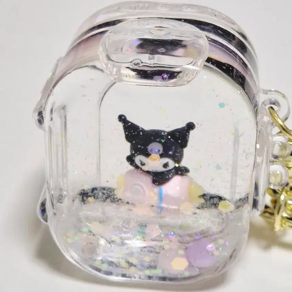 [BUNJANG] Sanrio Kuromi Water Ball Keyring Bag Charm / 산리오 쿠로미 워터볼 키링 가방고리