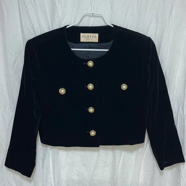 [BUNJANG] Vintage Velvet Jacket / 일본 빈티지 벨벳 자켓