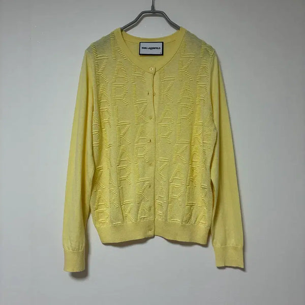 [BUNJANG] Karl Lagerfeld Yellow Cardigan / 칼라거펠트 가디건 옐로우 (55)