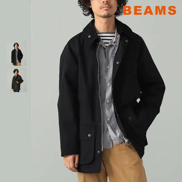 [BUNJANG] BEAMS F x Barbour Bidale Classic Fit Peach Skin Jacket / 빔즈 에프 별주 바버 비데일 클래식핏 피치스킨 자켓