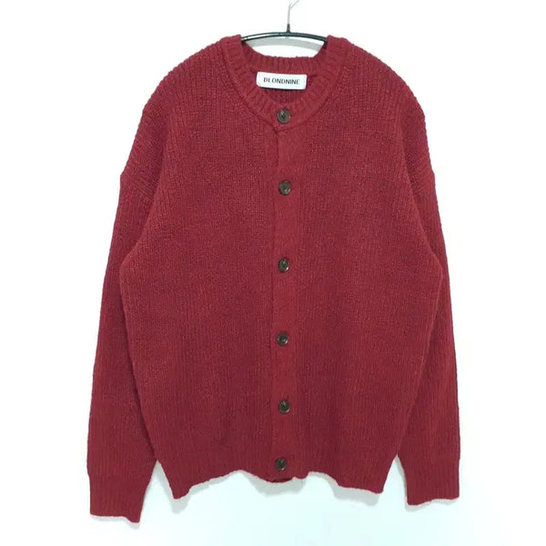[BUNJANG] Blonde 9 Grace Wool Rib Knit Cardigan XL / 블론드나인 그레이스 울 리브 니트 가디건 XL_W0804