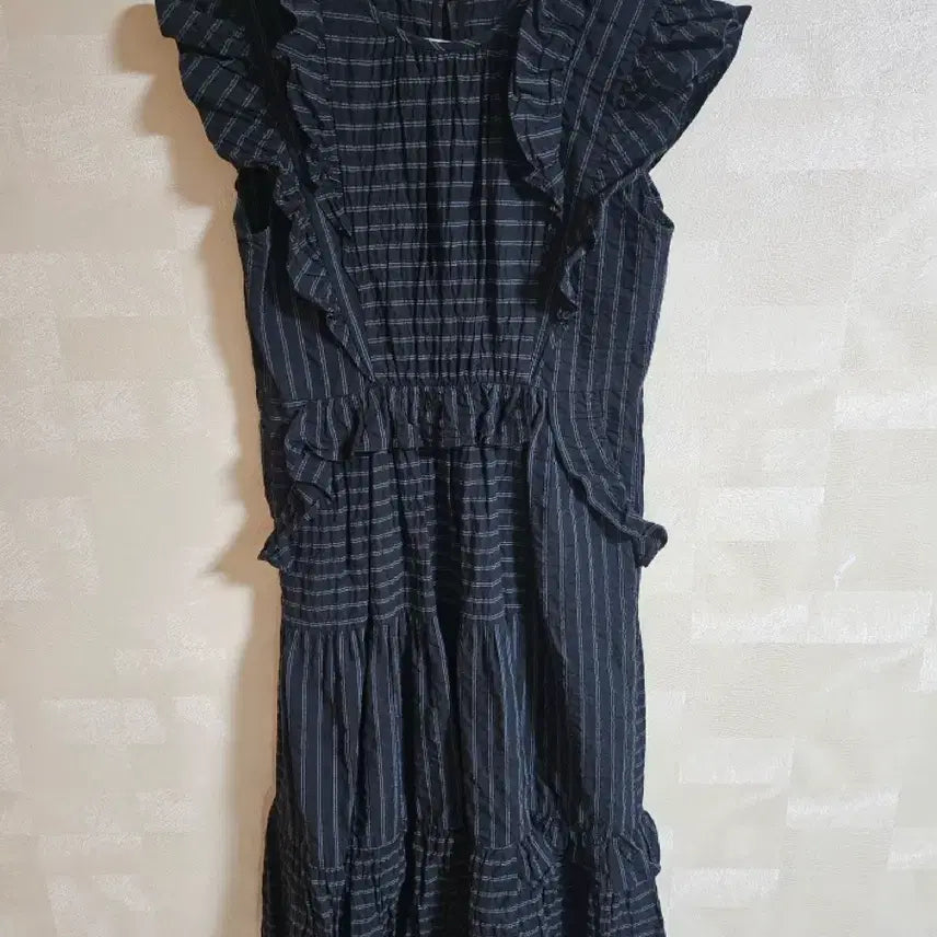 [BUNJANG] Lucky Chouette Checked Long Dress / 럭키슈에뜨 체크 원피스
