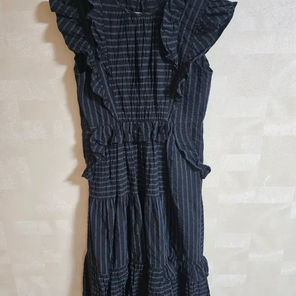 [BUNJANG] Lucky Chouette Checked Long Dress / 럭키슈에뜨 체크 원피스