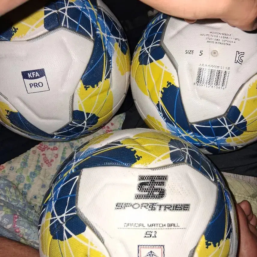 [BUNJANG] Sports Tribe Size 5 Soccer Balls (3-Pack) / 축구공5호 3개 스포츠트라이브