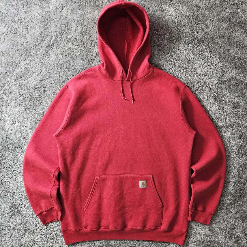 [BUNJANG] Carhartt Logo Patch Hoodie / Carhartt 로고 패치 후드티