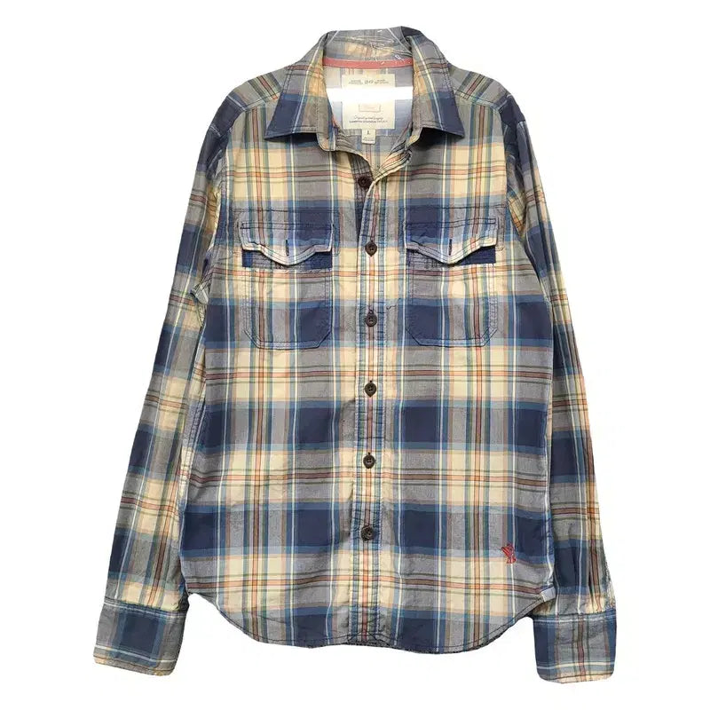 [BUNJANG] Who.A.U Flannel Checkered Shirt - L / 후아유 플란넬 체크 셔츠 L