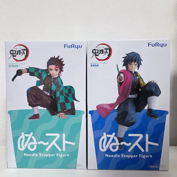 [BUNJANG] Demon Slayer Giyu Tanjiro Noodle Stopper Figure Bundle Set (Sealed) / 일괄 귀멸의칼날 기유 탄지로 누들스토퍼 피규어