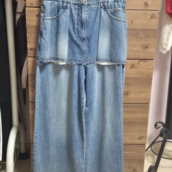 [BUNJANG] Lucky Chouette Denim Pants / 럭키슈에뜨 데님
