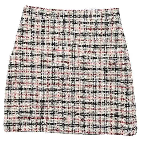 [BUNJANG] Roem Check Beige Mini Skirt / 로엠 체크 베이지 스커트 95