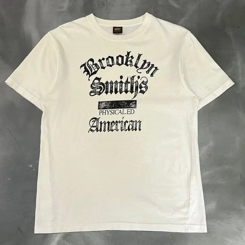 [BUNJANG] Smith American Graphic Print Short Sleeve T-Shirt / 스미스 아메리칸 프린팅 반팔티 y18574