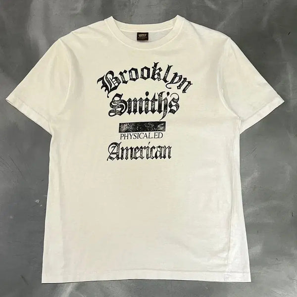 [BUNJANG] Smith American Graphic Print Short Sleeve T-Shirt / 스미스 아메리칸 프린팅 반팔티 y18574