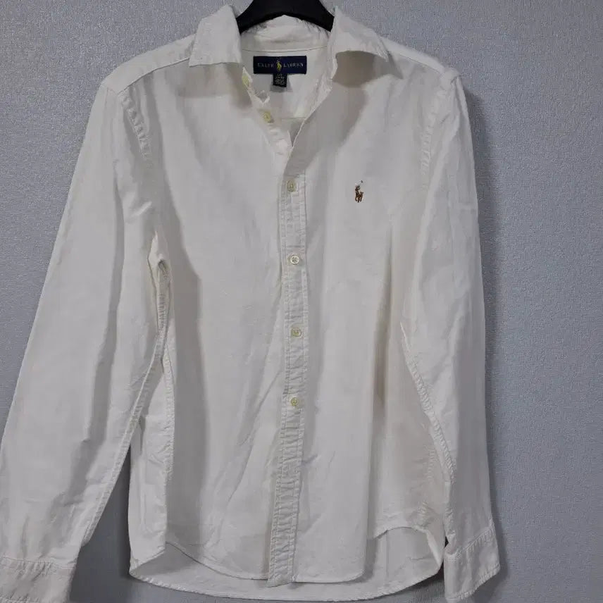 [BUNJANG] Polo Ralph Lauren Women's Long Sleeve Shirt White S / 폴로 랄프로렌 여성 긴팔남방 S