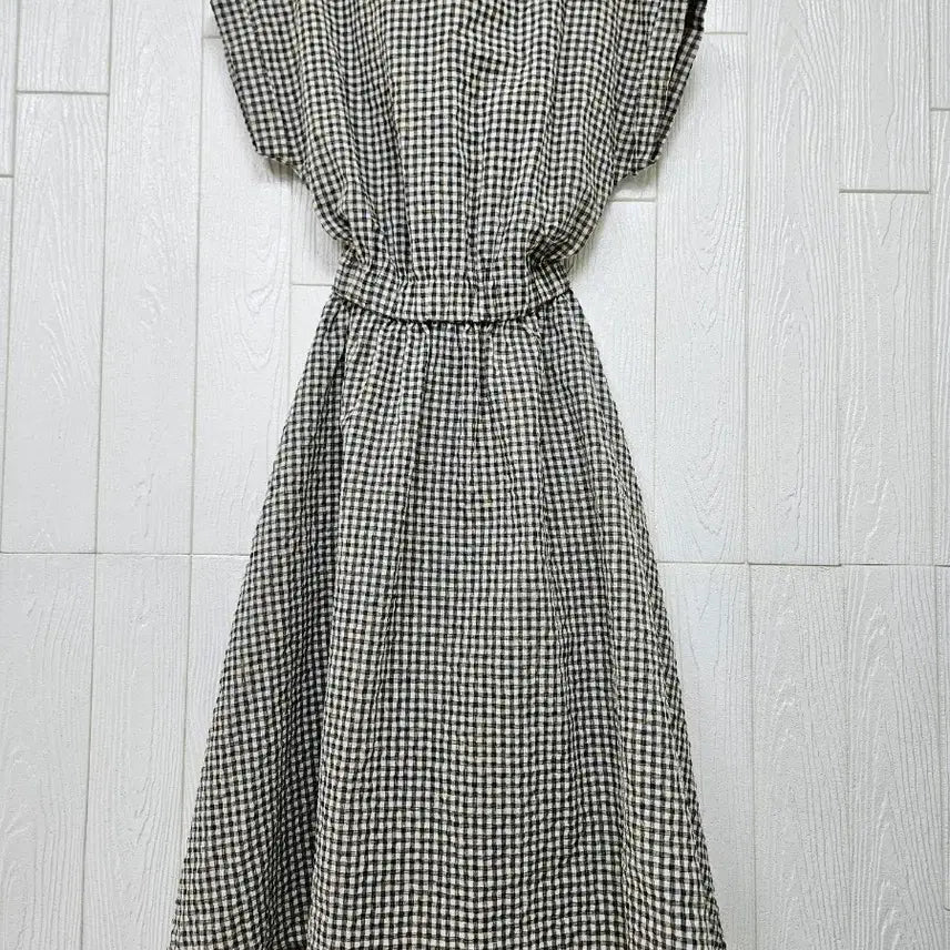 [BUNJANG] Ggimi Check One-Piece Dress / 지지미체크원피스