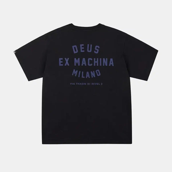 [BUNJANG] Deus Ex Machina Milano T-Shirt Black/Blue XXL / [XXL]데우스 엑스 마키나 밀라노 반팔 티셔츠 블랙/블루 판매합니다.