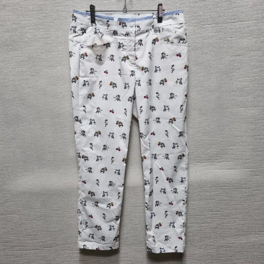 [BUNJANG] Elle Golf Women's Patterned Pants / 자456 엘르 골프 바지