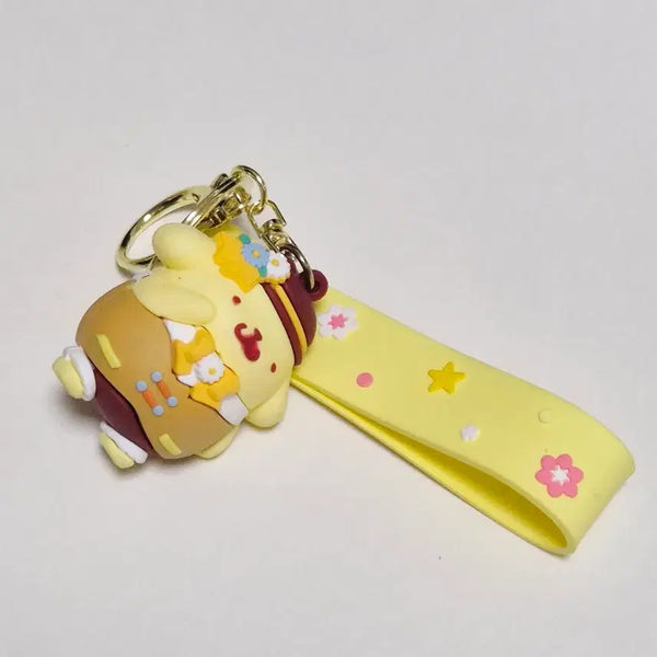 [BUNJANG] Sanrio Pompompurin Bag Charm Keychain / 산리오 폼폼푸린 가방고리 키링