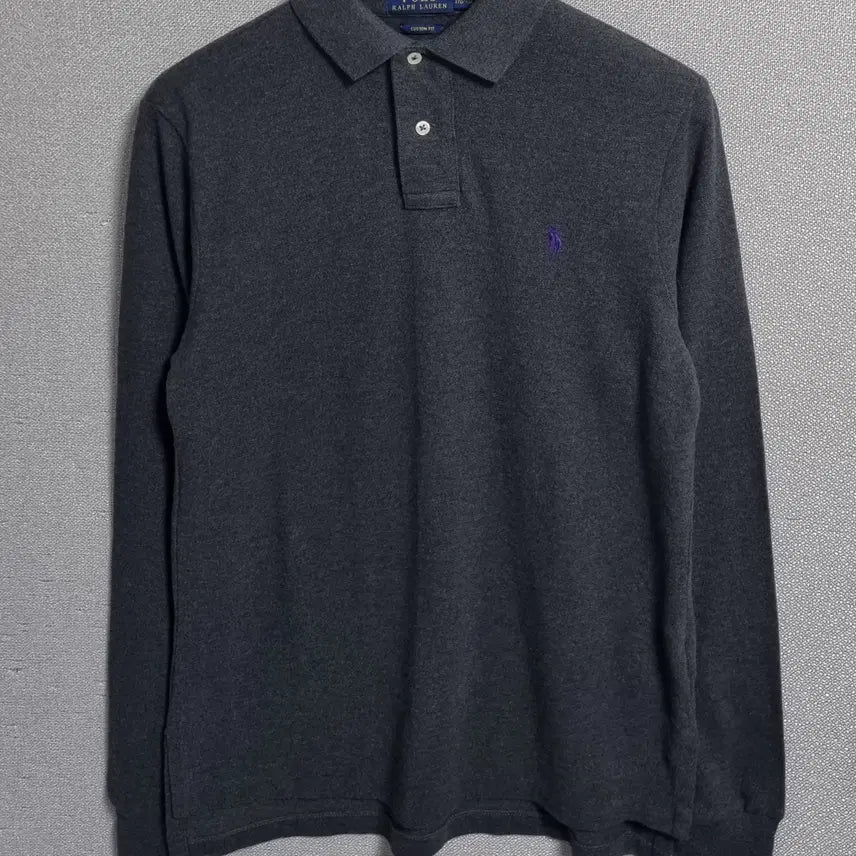 [BUNJANG] Polo Ralph Lauren Grey PK Long Sleeve T-Shirt / S ) 폴로랄프로렌 그레이 PK 롱슬리브 긴팔티