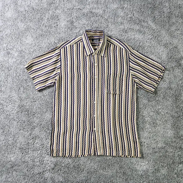 [BUNJANG] Marumi Striped Short-Sleeve Shirt / marumi 반팔 셔츠