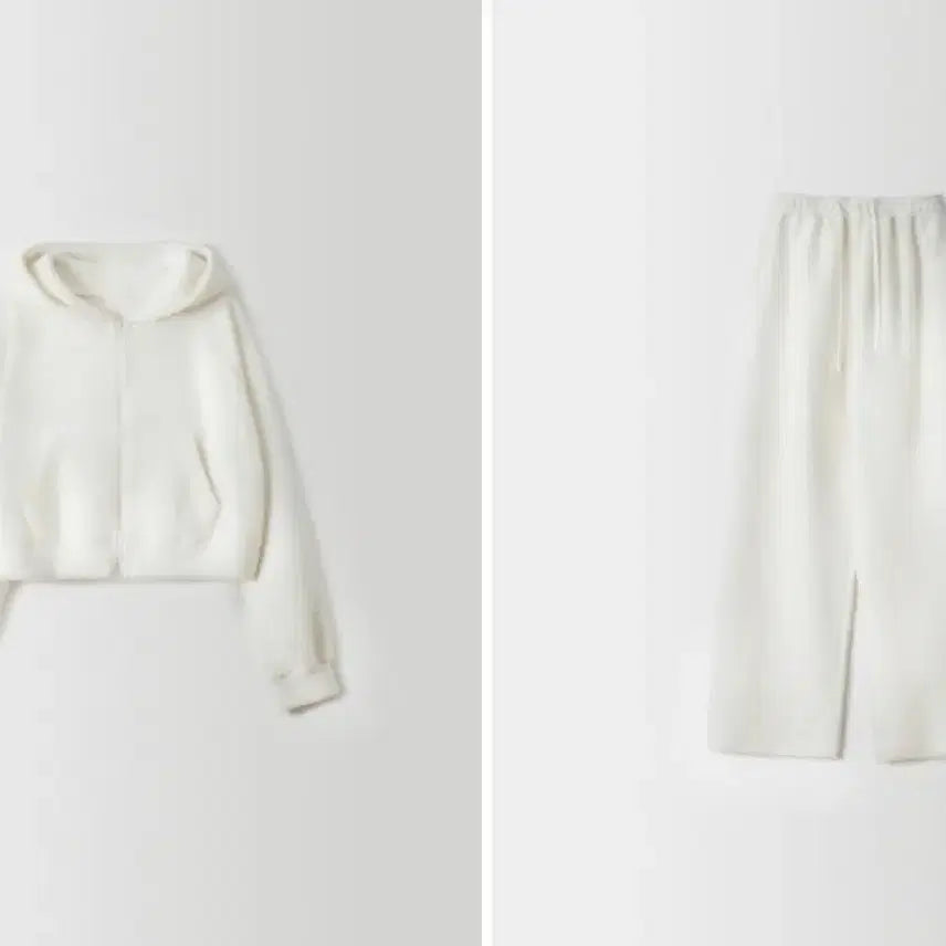 [BUNJANG] Ondemine Snow Set Hoodie Sweatpants / 온드민 스노우 세트 후드집업 스웻팬츠