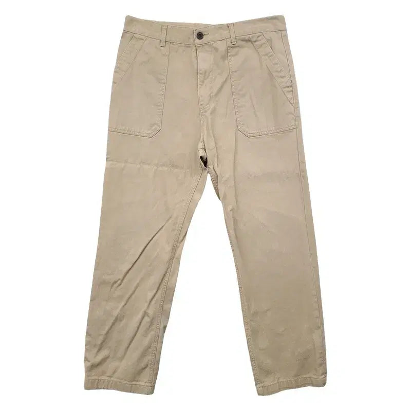 [BUNJANG] Uniform Bridge Beige Carpenter Pants XL / 유니폼브릿지 베이지 카펜터 바지 XL
