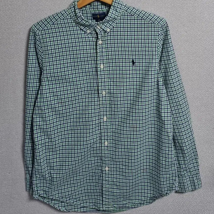 [BUNJANG] Polo Ralph Lauren Green Check Shirt / 실측 M (95) 폴로랄프로렌 그린 체크 셔츠