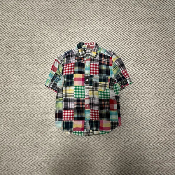 [BUNJANG] BEAMS BOY Patchwork Shirt / BEAMS BOY patchwork shirt