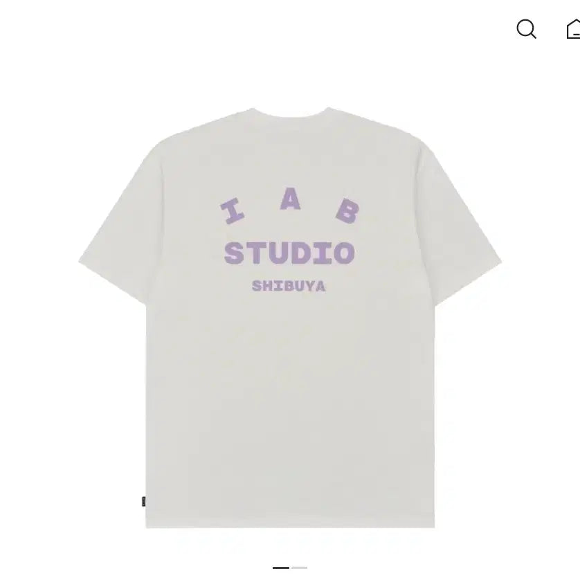 [BUNJANG] IAB Studio Shibuya Milk Short Sleeve T-Shirt / 아이앱 스튜디오 시부야 밀크 반팔 티셔츠 m