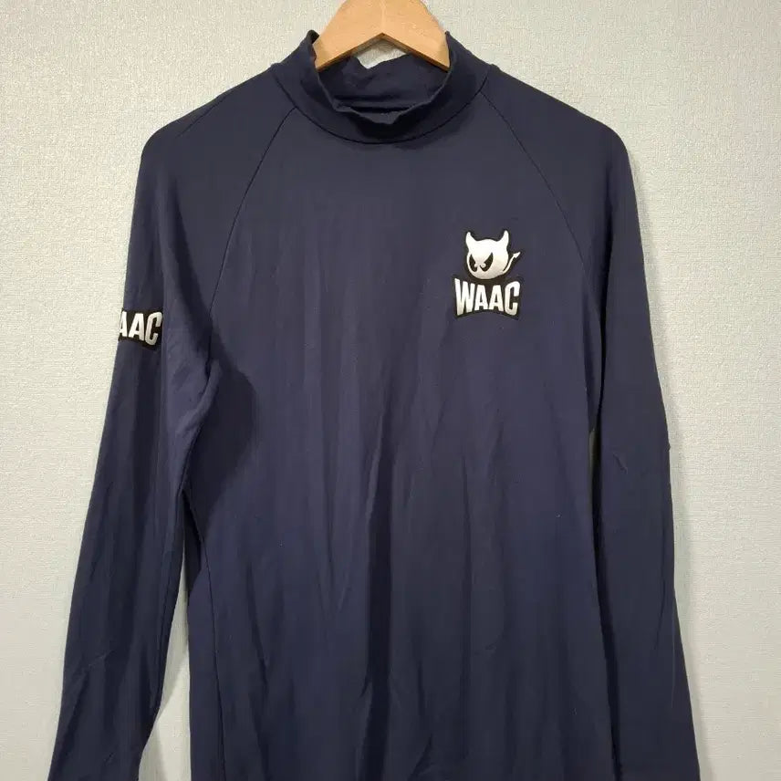 [BUNJANG] Waak Navy Golf Long Sleeve T-Shirt Size 95 / 왁 네이비 골프 긴팔티 95 간절기용